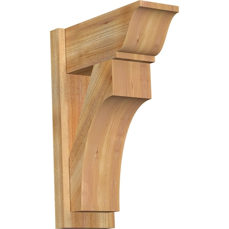 Ekena Millwork Westlake Rough Sawn Traditional Outlooker, Western Red Cedar, 8"W x 18"D x 26"H OUT08X18X26WTL01RWR